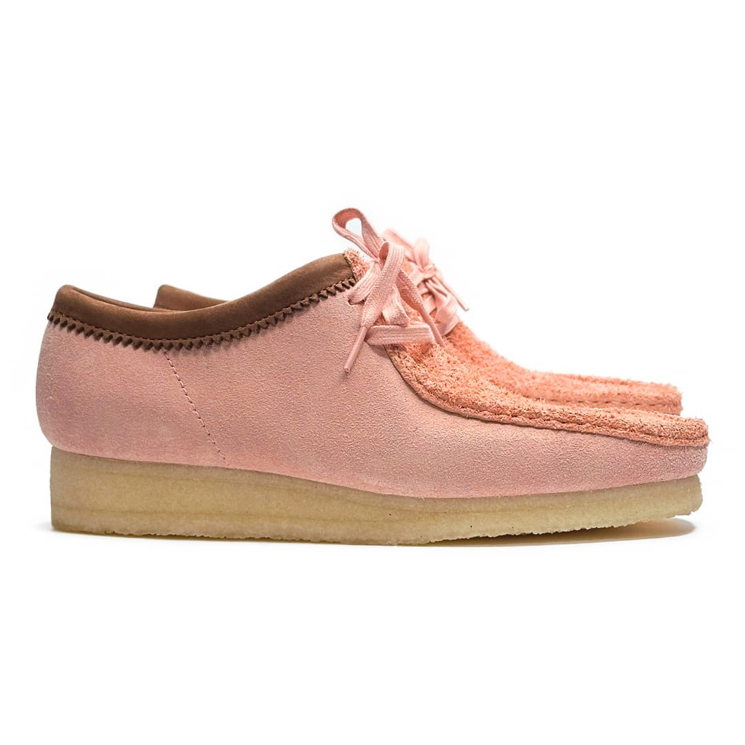 Clarks Wallabee-Pink Combi Suede - GQ Gentlemen's Quarters Fashion