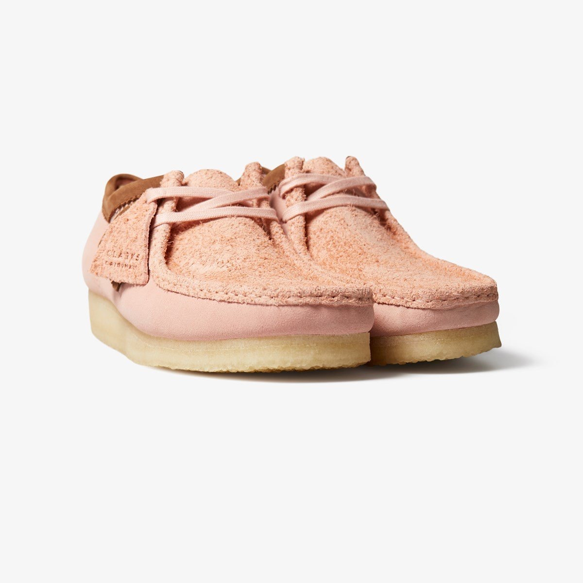 Clarks Wallabee-Pink Combi Suede - GQ Gentlemen's Quarters Fashion