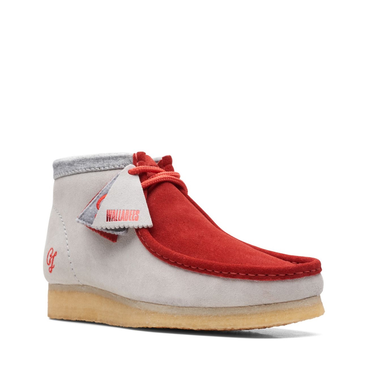 Clarks Original Wallabees TRIGENIC FLEX Suede Leather red Casual Shoes - US12 Amazon.com | CLARKS ORIGINALS Wallabee Shoes Deep Red 8  main image 3