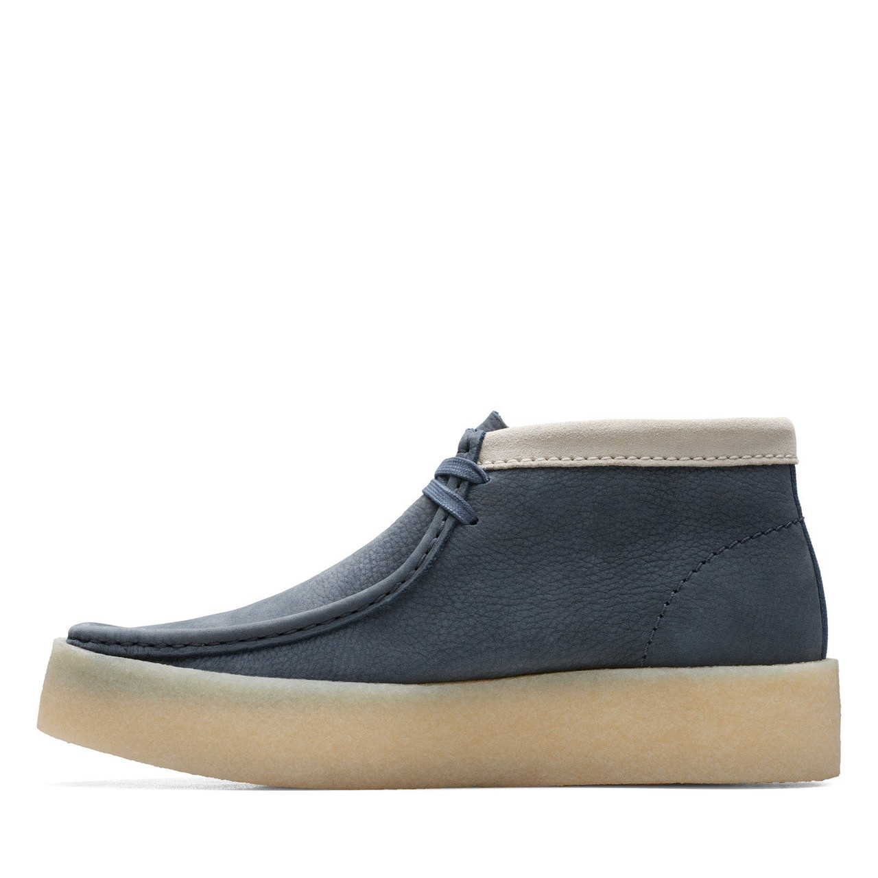 Clarks Wallabee -Cup Blue Nubuck - GQ Gentlemen's Quarters Fashion