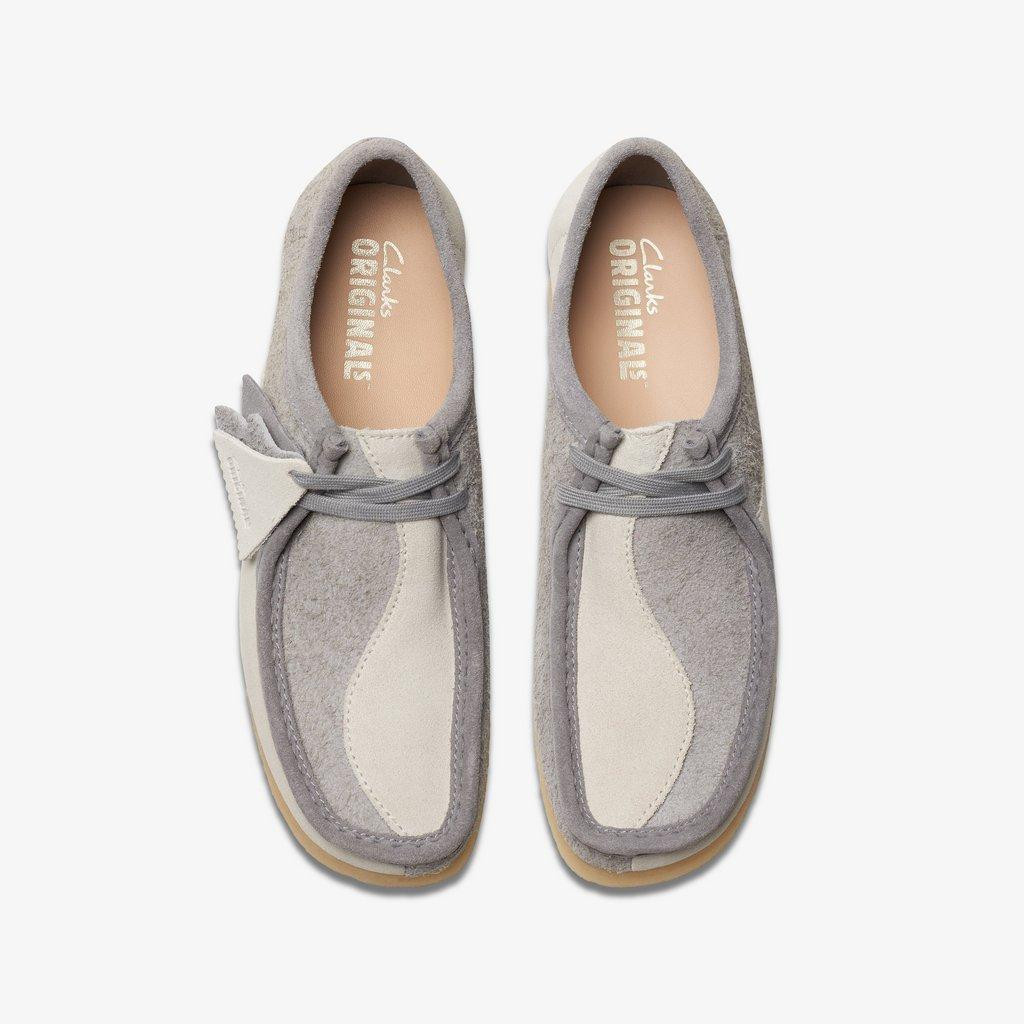 Clarks- Wallabee Grey/Offwhite - GQ Gentlemen's Quarters Fashion By GQ