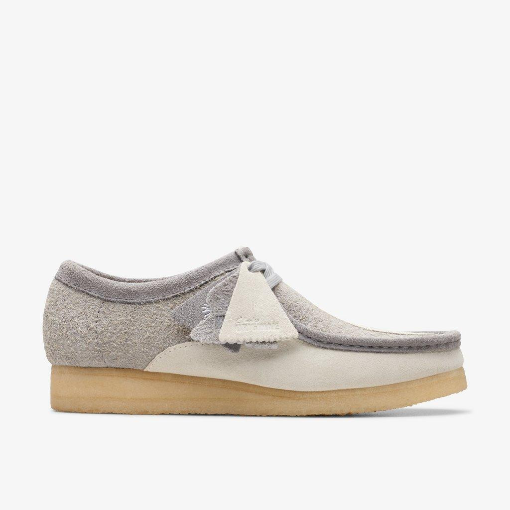 Clarks- Wallabee Grey/Offwhite - GQ Gentlemen's Quarters Fashion By GQ