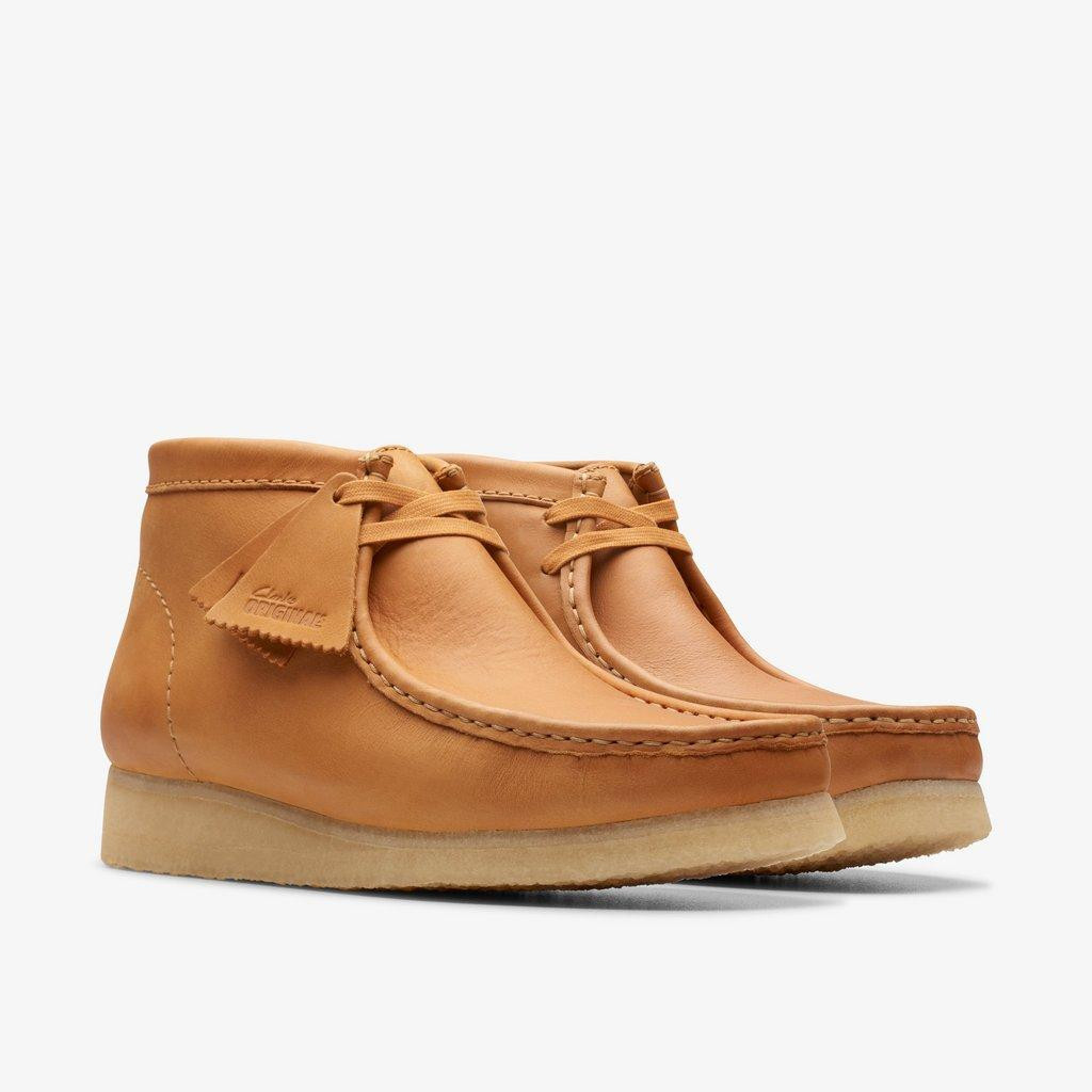 Clarks- Wallabee Tan Leather - GQ Gentlemen's Quarters Fashion By GQ