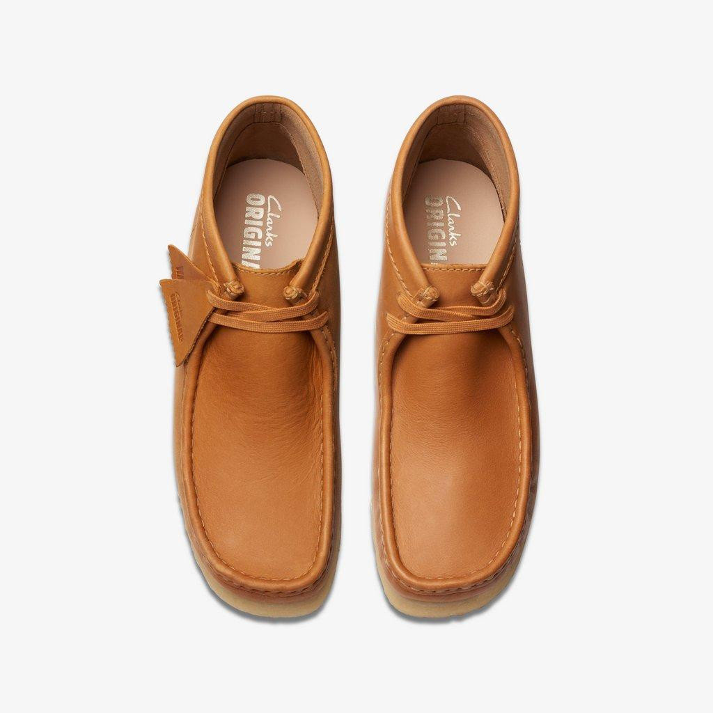Clarks- Wallabee Tan Leather - GQ Gentlemen's Quarters Fashion By GQ