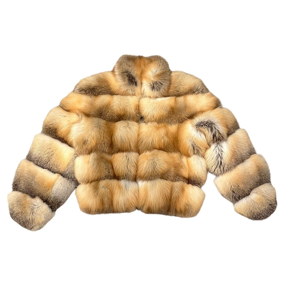 M73R01GS-Full Fox Fur Jacket - GQ Gentlemen's Quarters Fashion By GQ