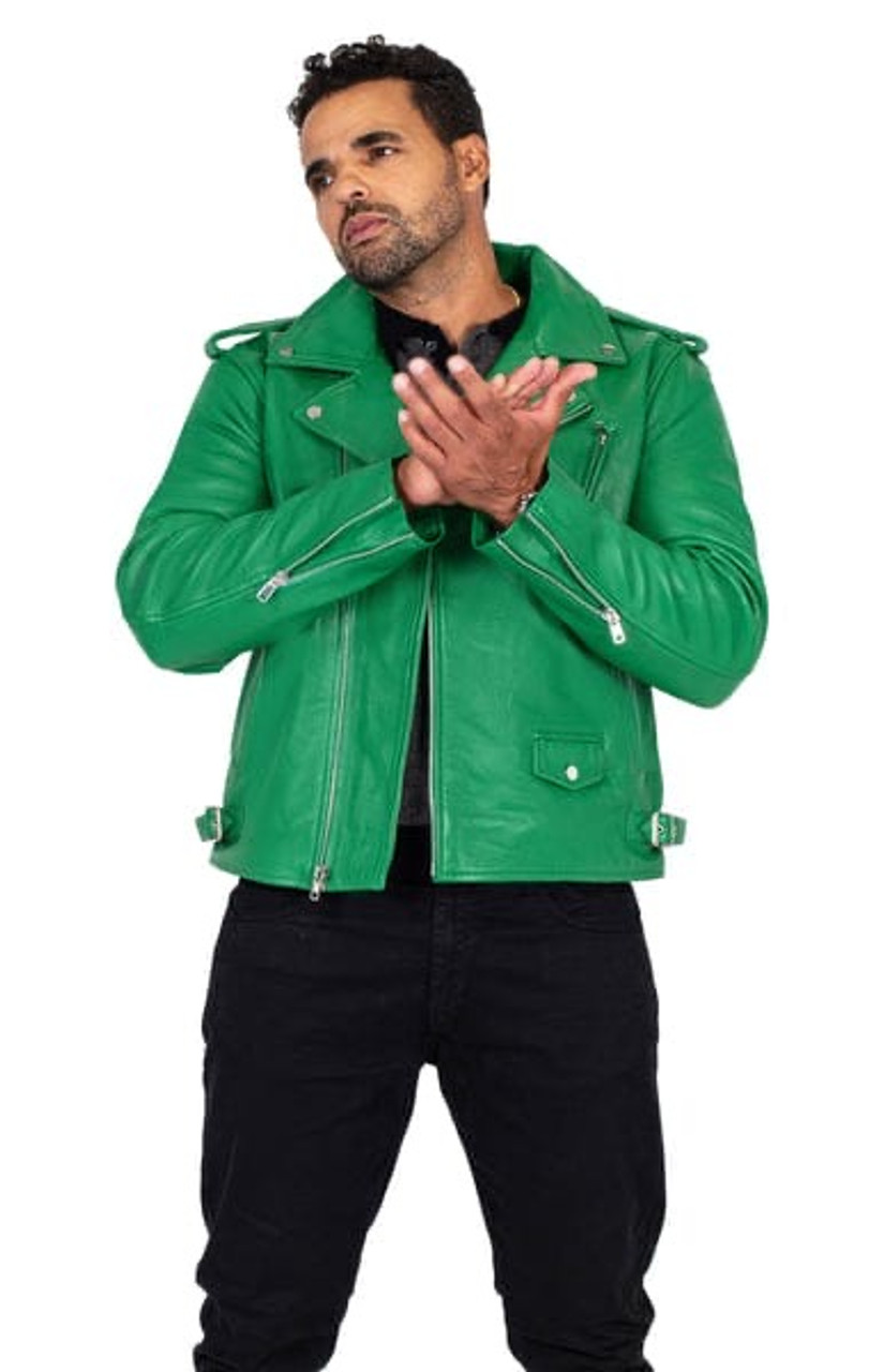 3013-Motorcycle jacket 100% Genuine Leather - GQ Gentlemen's