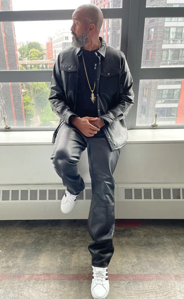 123-Leather Pants(BLACK) - GQ Gentlemen's Quarters Fashion By GQ