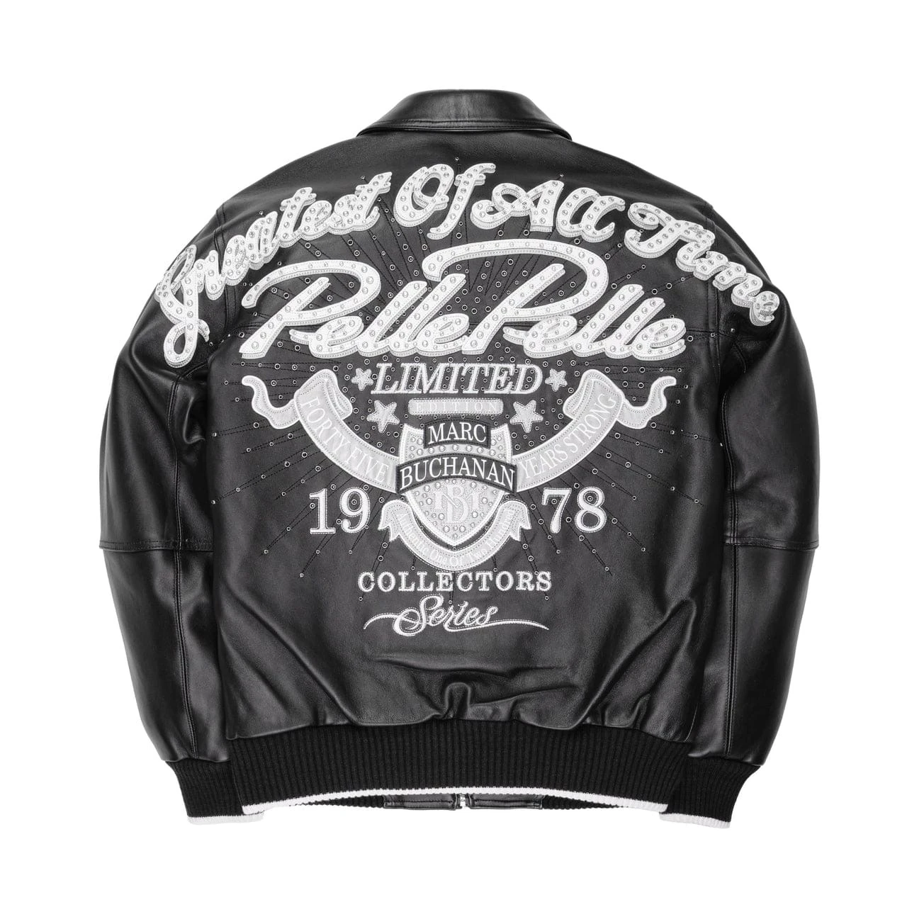 Pelle Pelle Greatest Of All Time Jacket Blk/Silver - GQ 