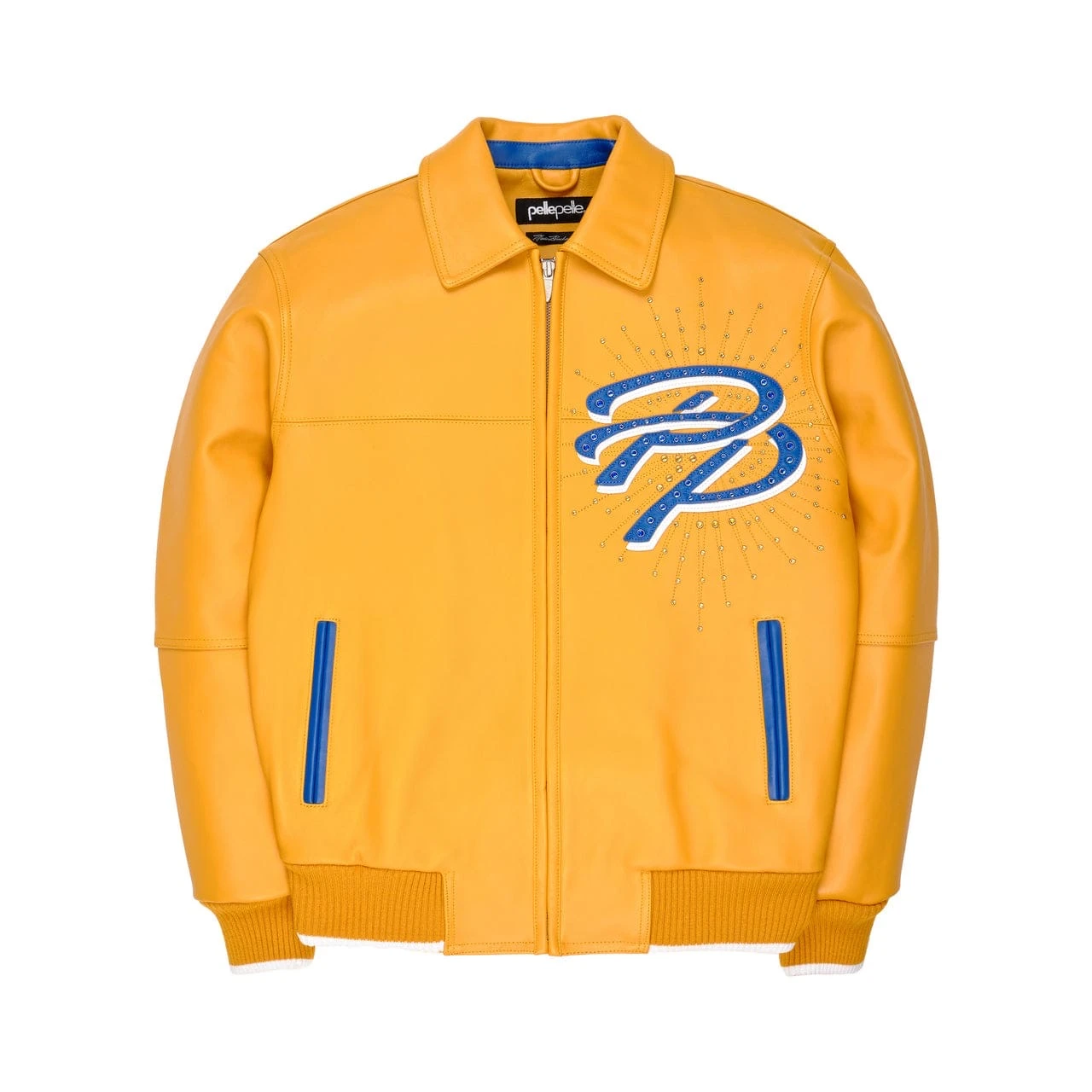 Pelle Pelle Greatest Of All Time Jacket Maize/Royal/White - GQ 