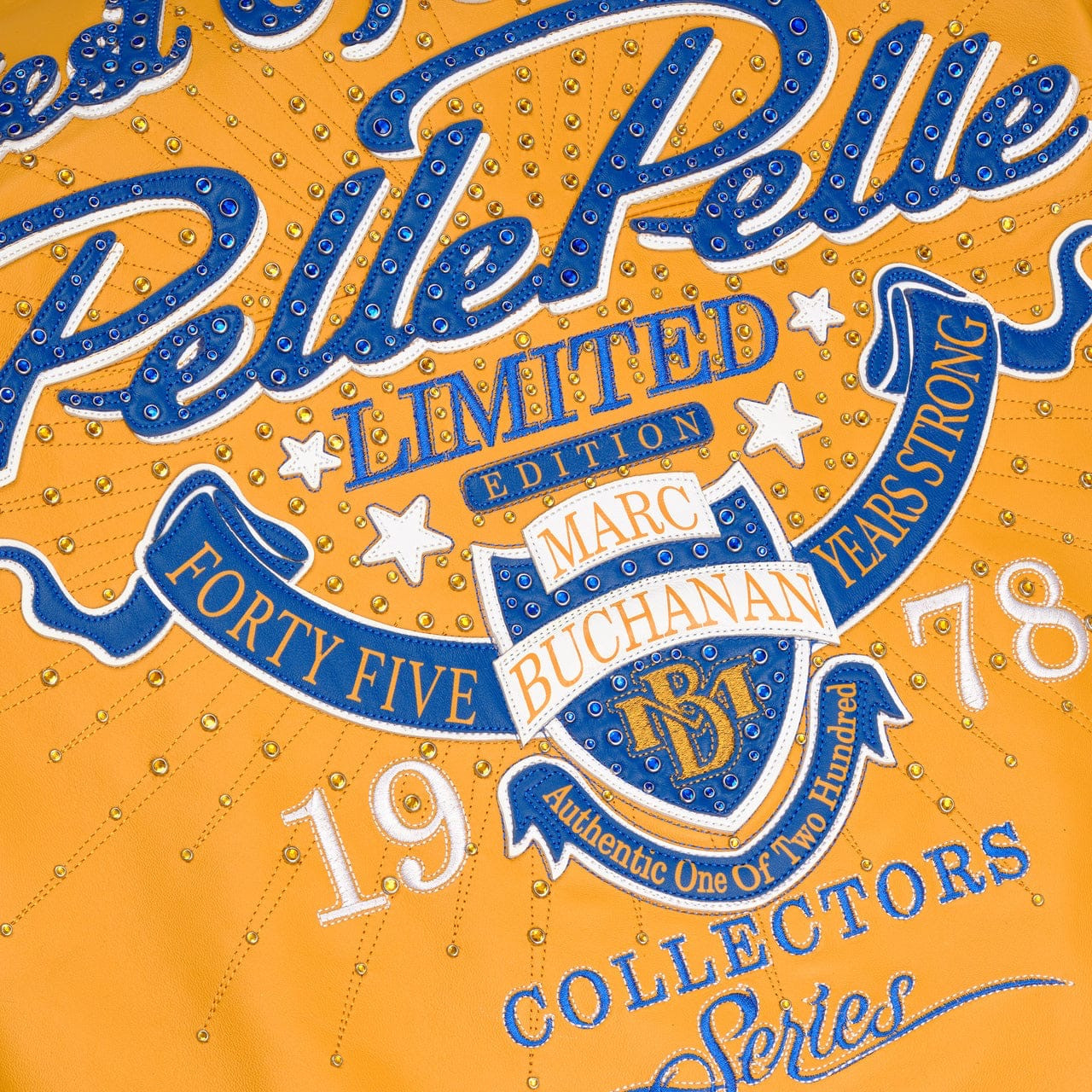 Pelle Pelle Greatest Of All Time Jacket Maize/Royal/White - GQ