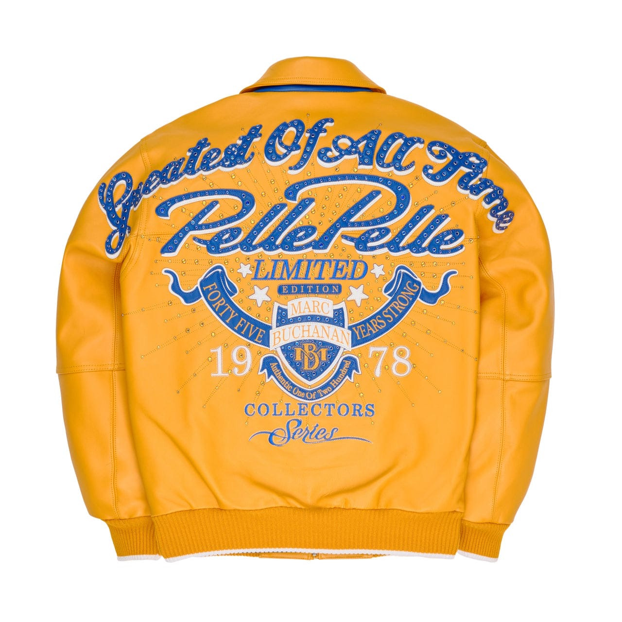 Pelle Pelle Greatest Of All Time Jacket Maize/Royal/White - GQ