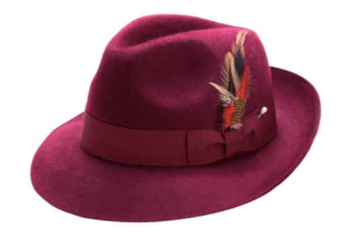 MONTIQUE MEN'S FUR FELT HAT COMES IN A VARIETY OF COLORS TO MATCH YOUR EVERY OUTFIT. Prices are exclusive to online sales.