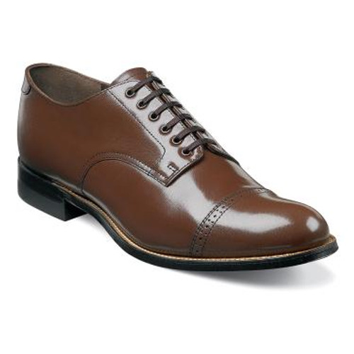 00012-10 Gray Madison Cap Toe Oxford - GQ Gentlemen's