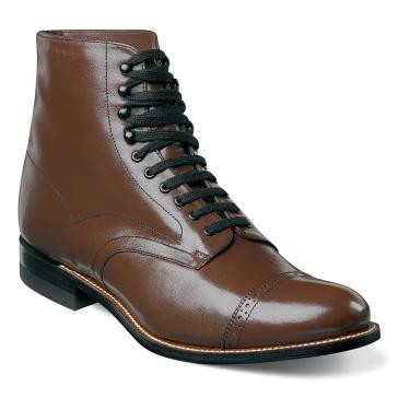00015-10 Gray Madison Cap Toe Boot - GQ Gentlemen's Quarters