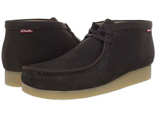 clarks stinson hi sand suede