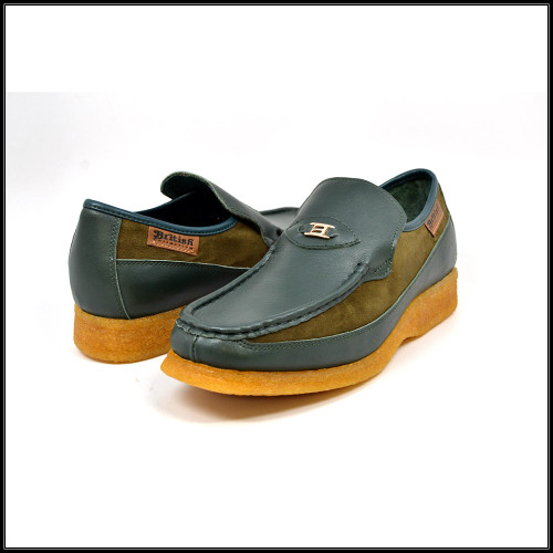 The Power 1 slide-in Limited Edition by British Collection is an one of a kind original shoes when it comes to being stylish and comfortable for everyday wear. Their classic look keeps you coming back year after year, with details like a crepe bottom with a pop of color keep your feet happy and you trendy.

-Hand Crafted leather
-Leather Inner-lining
-Dual fit technology for extra width
-Crepe Sole for superb comfort