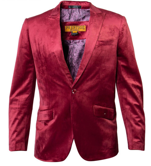 In a rich Prestige Velour, this stylish dinner jacket features hacking pockets and a notch lapel. Wear it to effortlessly create a formal look. 

One button
Notch lapel
Side vents
Fully lined
Imported
Dry Clean Only