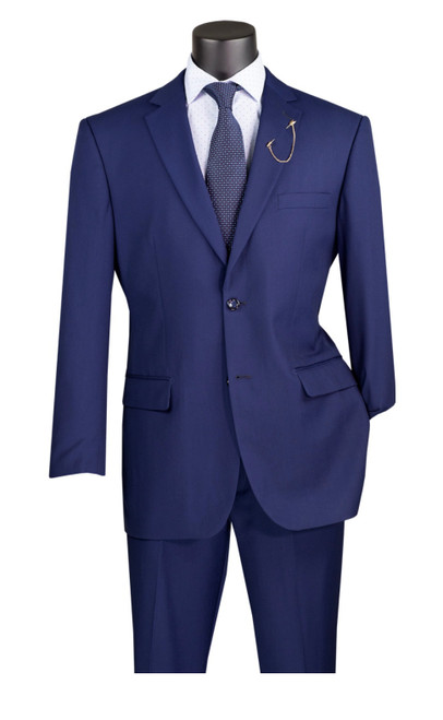 Blue
2 Piece Suit
2 Side Vents on Jacket
2 Flap Pockets On Jacket
Flat Front Pants 
Classic Fit
Luxurious Wool Feel
Single breasted 2 buttons
Notch lapel
Adjustable waist band, extension up to 2in. 

Proud to have such a long and rich heritage, Vinci has been suiting and booting up men for generations. Vinci combines contemporary fit and fashionable colors with patterns and styles for the modern gentlemen.

As a brand, Vinci inspires and guides; whatever the occasion, customers always look and feel exquisite. Vinci offers in-depth suiting expertise and knowledge while adapting to the latest fashion trends.

 

 

Prices exclusive to online sales only.