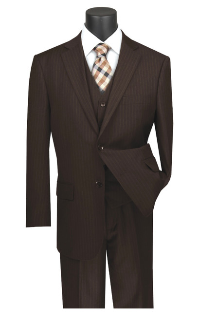 3 Piece Suit
Pin stripe
Center Vent on Jacket
2 Flap Pockets On Jacket
Flat Front Pants 
Classisc Fit
Luxurious Wool Feel
Single breasted 2 buttons
 

Proud to have such a long and rich heritage, Vinci has been suiting and booting up men for generations. Vinci combines contemporary fit and fashionable colors with patterns and styles for the modern gentlemen.

As a brand, Vinci inspires and guides; whatever the occasion, customers always look and feel exquisite. Vinci offers in-depth suiting expertise and knowledge while adapting to the latest fashion trends.

 

 

Prices exclusive to online sales only.