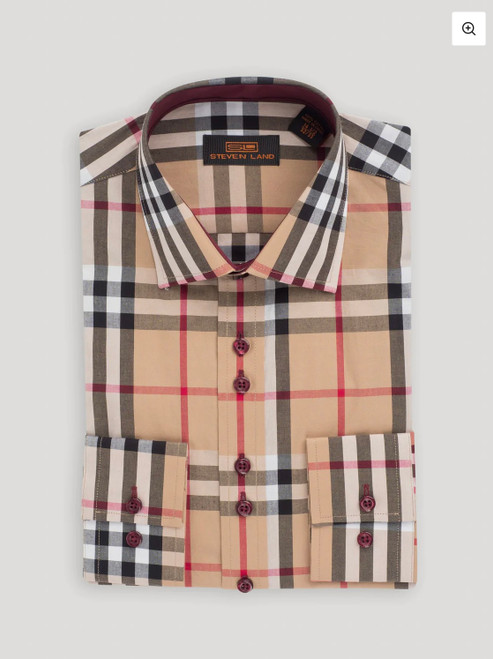  

Classic Collar
100% Cotton
Iconic Tartan Plaid Pattern
Regular Barrel Cuff
Double Button Placket
Removable Collar Stays
 

The Tartan III Dress Shirt | Regular Barrel Cuff & Classic Collar | KHAKI

The interplay of colors creates a captivating visual contrast that draws the eye and exudes a confident sense of style. This bold fabric choice commands attention and sets the stage for a refined look. The contrasting trim elevates the overall aesthetic, presenting a unique fusion of classic charm and modern flair.  