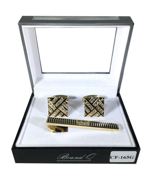 Fashion Men's Rhodium Plated Cufflinks with Matching Tie Clip
100% Brand new
Comes with a nice jewelry box
Shape: Square
Size: Approximately 5/8 x 5/8 inches
Tie clip size: Approximately 2 1/4 inches