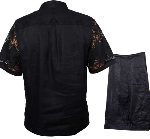 Luxurious Lace shirt will have you noticed from across the room.  Weather its a causal vibe your looking for or a classy look, this shirt will serve for all occasions. 