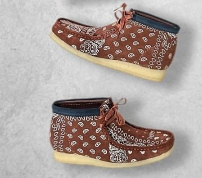 Clarks Wallabee-Boot Brick Paisley - GQ Gentlemen's Quarters