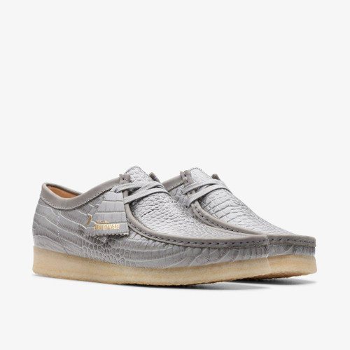 Clarks- Wallabee Grey/Offwhite - GQ Gentlemen's Quarters Fashion By GQ