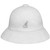 One of Kangol's signautre styles, the Bermuda Casual was made famous by entertainers like LL Cool J in the late 1980's. This bucket is made of soft terrycloth and has a button on top.. Has the famous Kangaroo logo embroidered on the front.