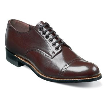 00012-05 Burgundy Madison Cap Toe Oxford - GQ Gentlemen's Quarters Fashion  By GQ