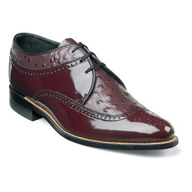 burgundy wingtip dress shoes Wingtip Monk Strap Loafers Burgundy main image 1