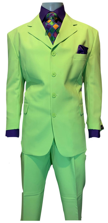 The Green Gauchos | Lime Green Suit Pants