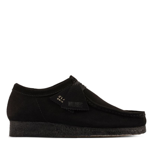 Clarks Wallabee Black Suede - GQ Gentlemen's Quarters