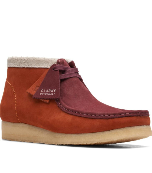 Clarks Wallabee-Dark Orange combo - GQ Gentlemen's Quarters