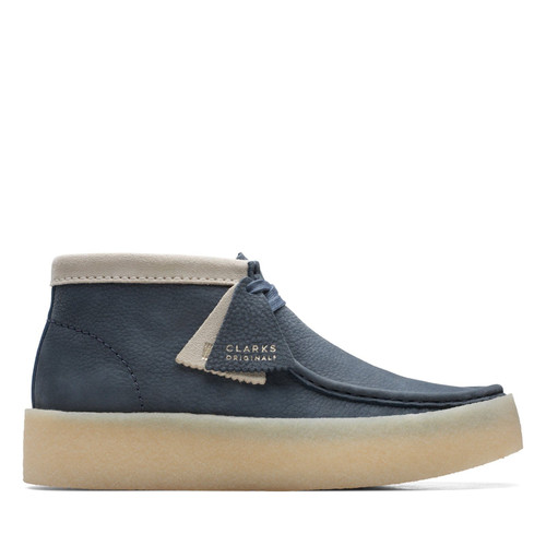 Clarks Wallabee -Cup Blue Nubuck - GQ Gentlemen's Quarters Fashion
