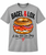Heather gray Bagel and Lox T-shirt featuring an illustrated smoked salmon bagel and A New York Love Story lettering