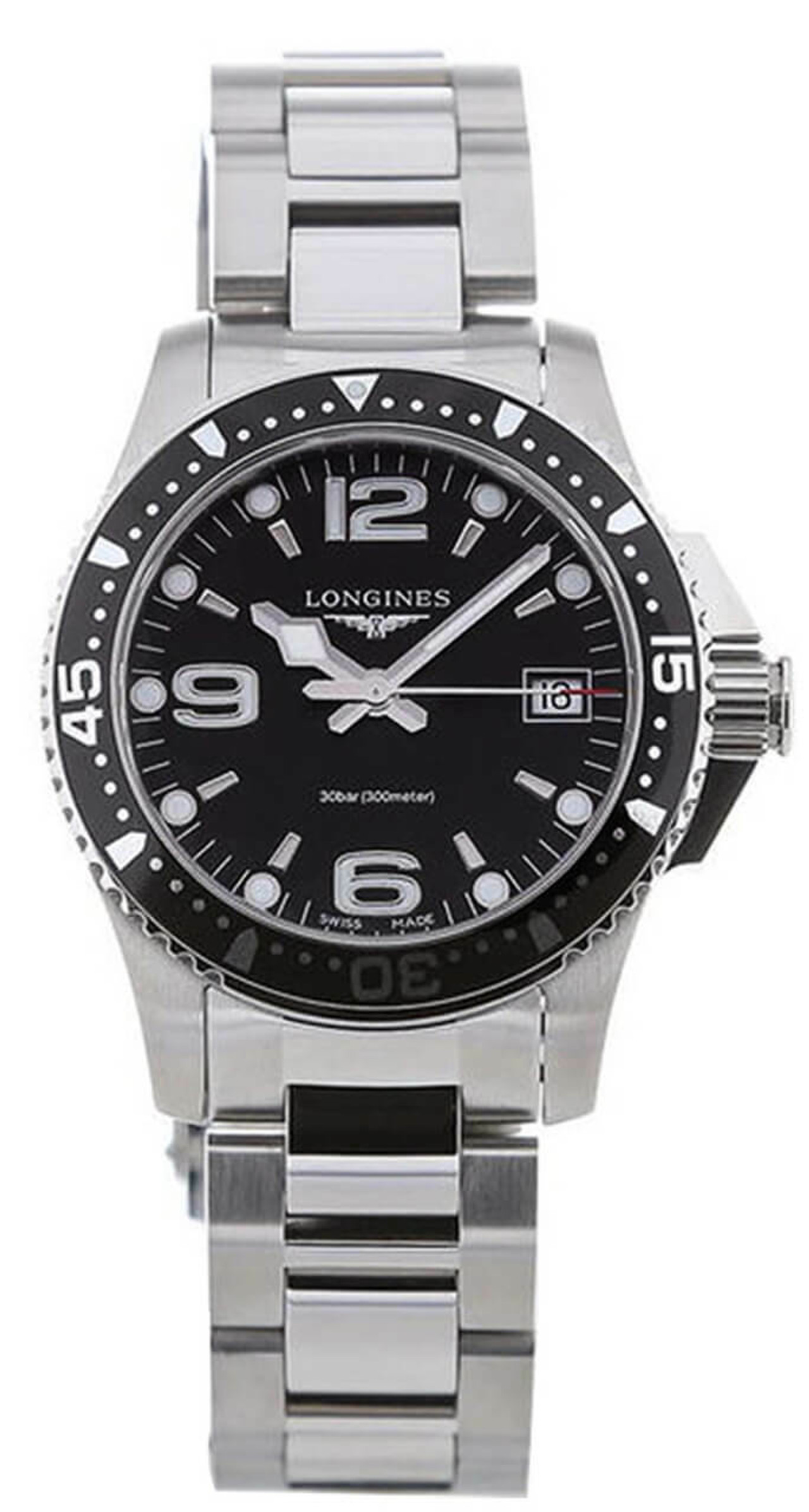 Longines hydroconquest 34mm blue automatic