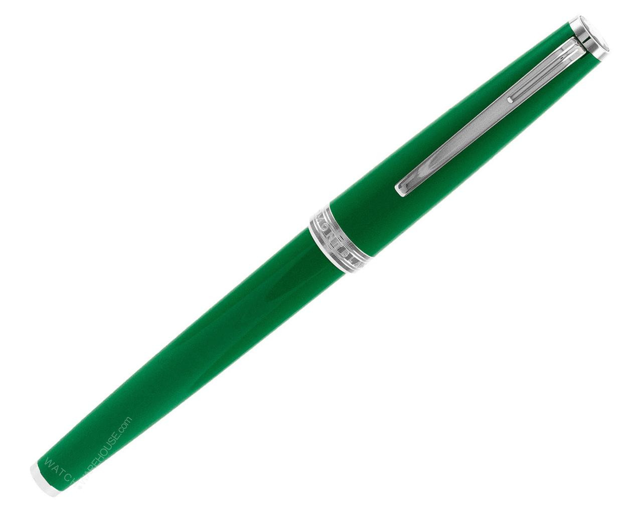 MONTBLANC PIX Emerald Green Platinum-Coated Rollerball Pen 117660