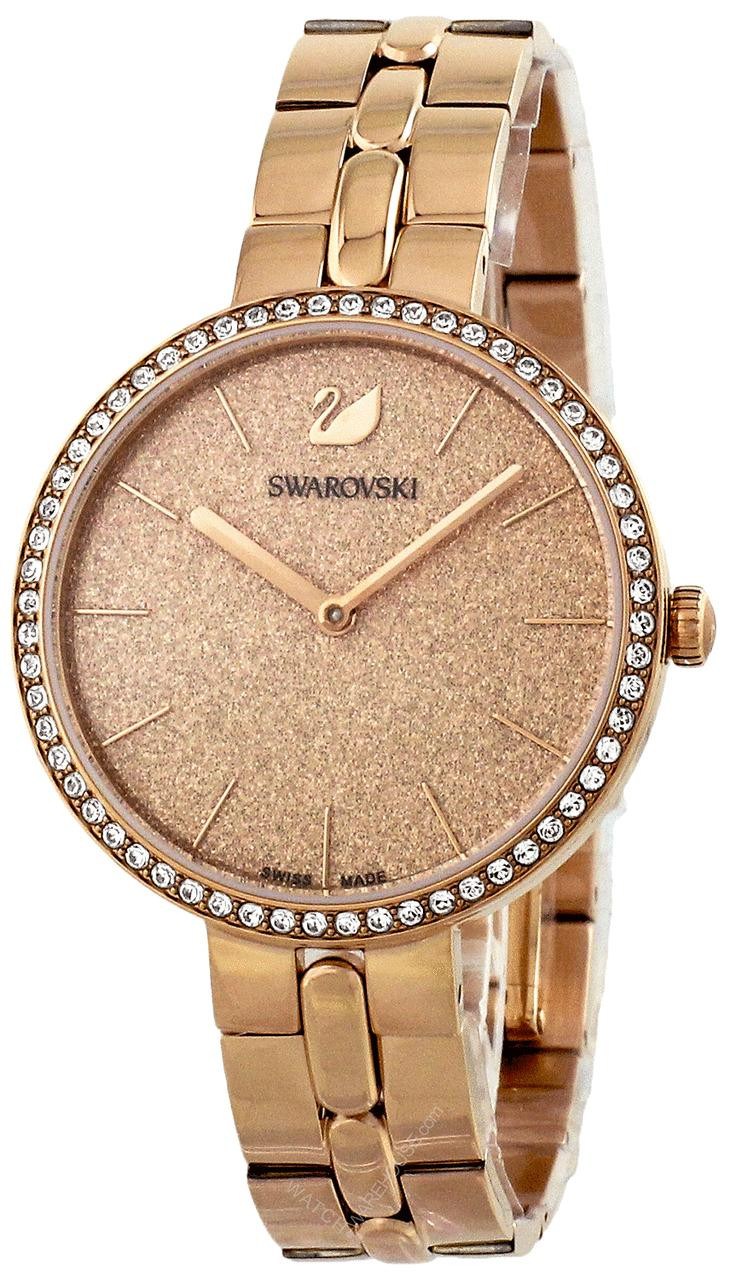 SWAROVSKI 腕時計 5517800 Cosmopolitan 【Lady's】 SWAROVSKI Cosmopolitan 32MM S-Steel Peach Dial Women's Watch