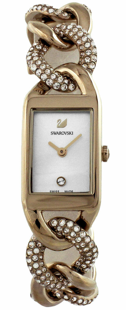 SWAROVSKI Cocktail SS Champagne Silver Dial 24.5MMx16.5MM Watch 5519321