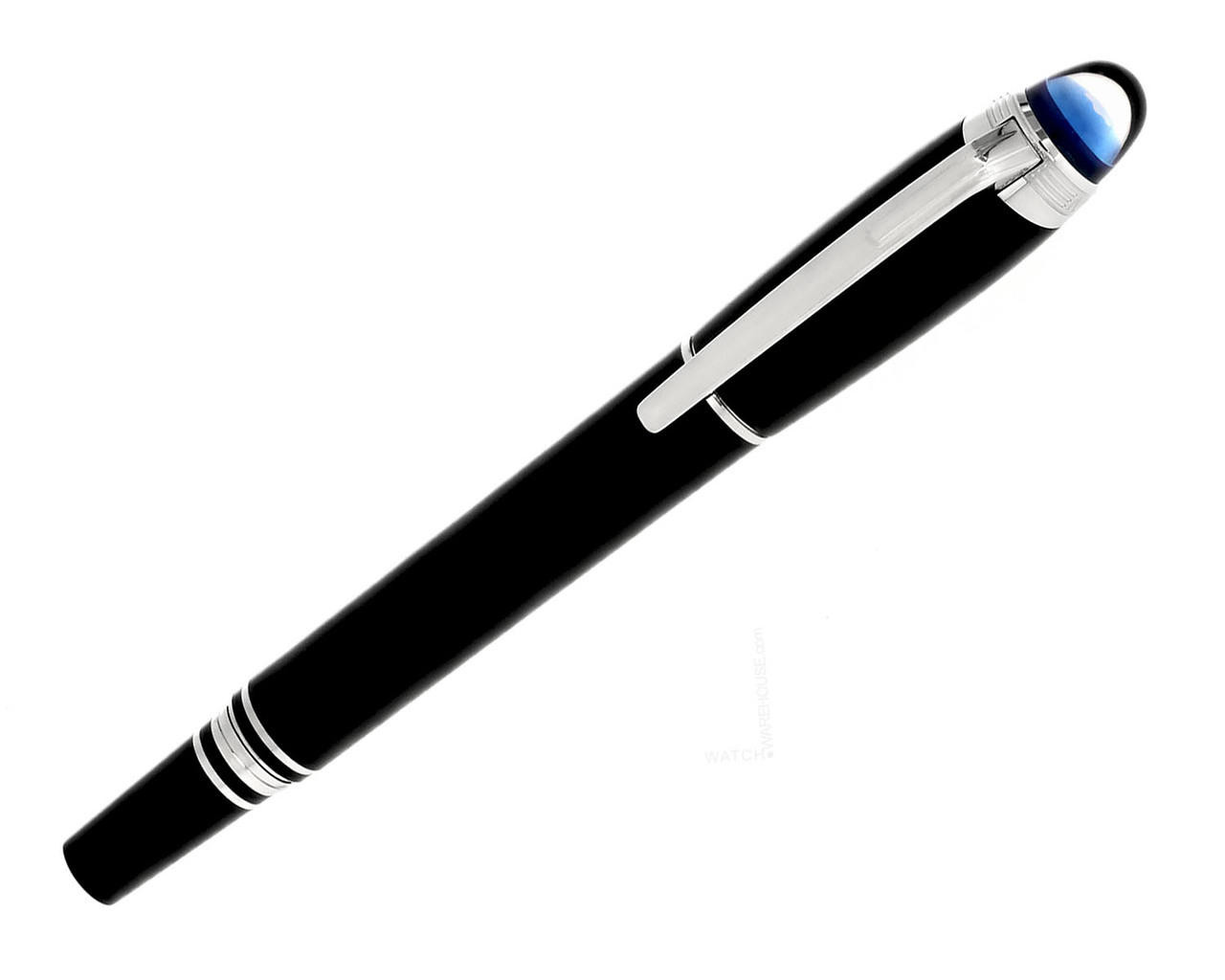 MONTBLANC StarWalker BLK Precious Resin Platinum Clip Fineliner 118847