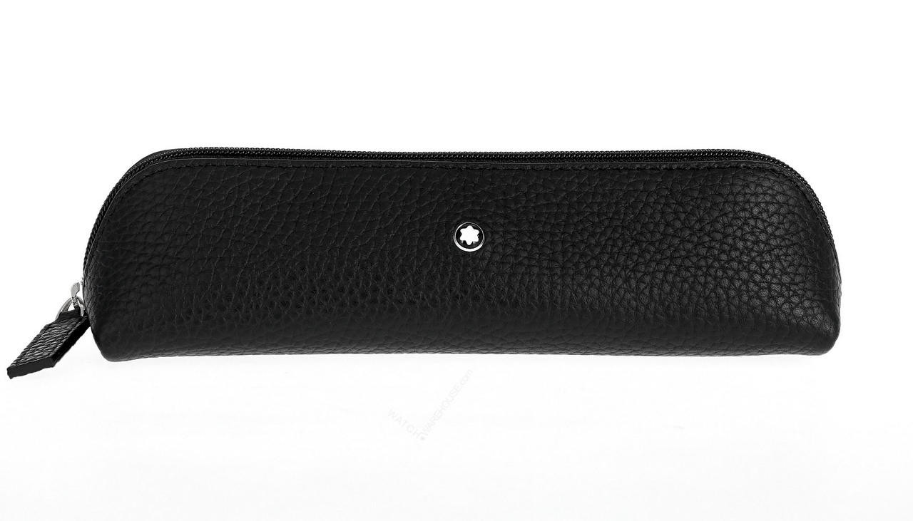 筆記具 Montblanc Pen Pouch WI 2 Pen MONTBLANC MeisterstÃ¼ck Soft Grain Mix Tapes Motif Two-Pen Pouch
