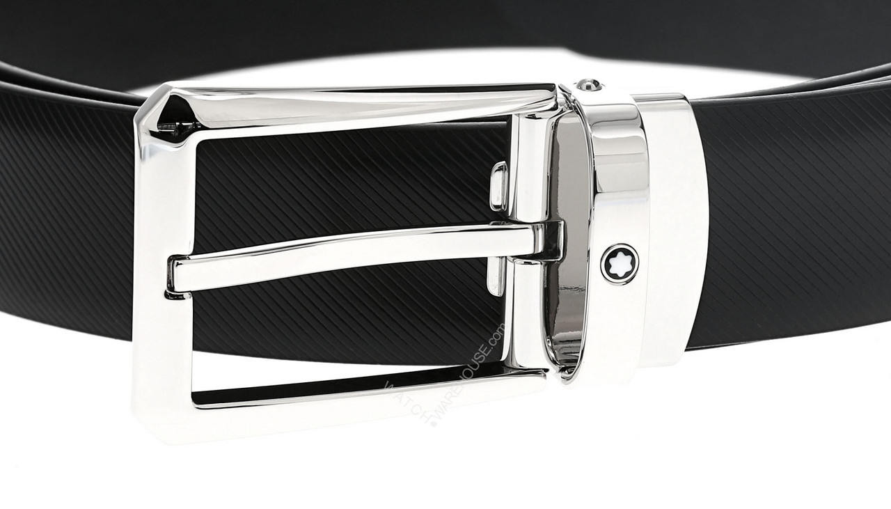 Men's Reversible 30mm Classic Rectangular Buckle Smooth Leather