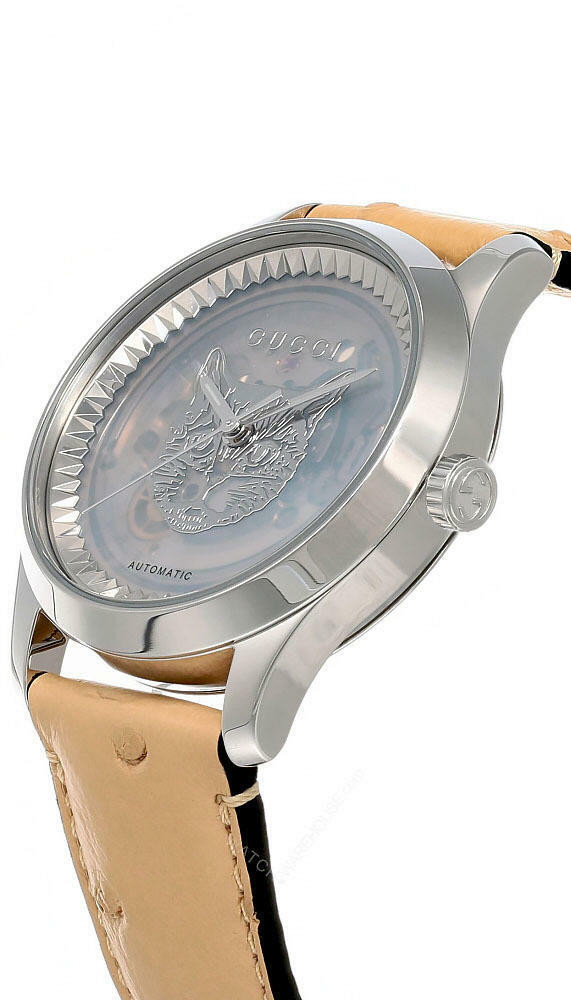 グッチ GUCCI G-Timeless 38MM AUTO Transparent MOP Dial Unisex Watch