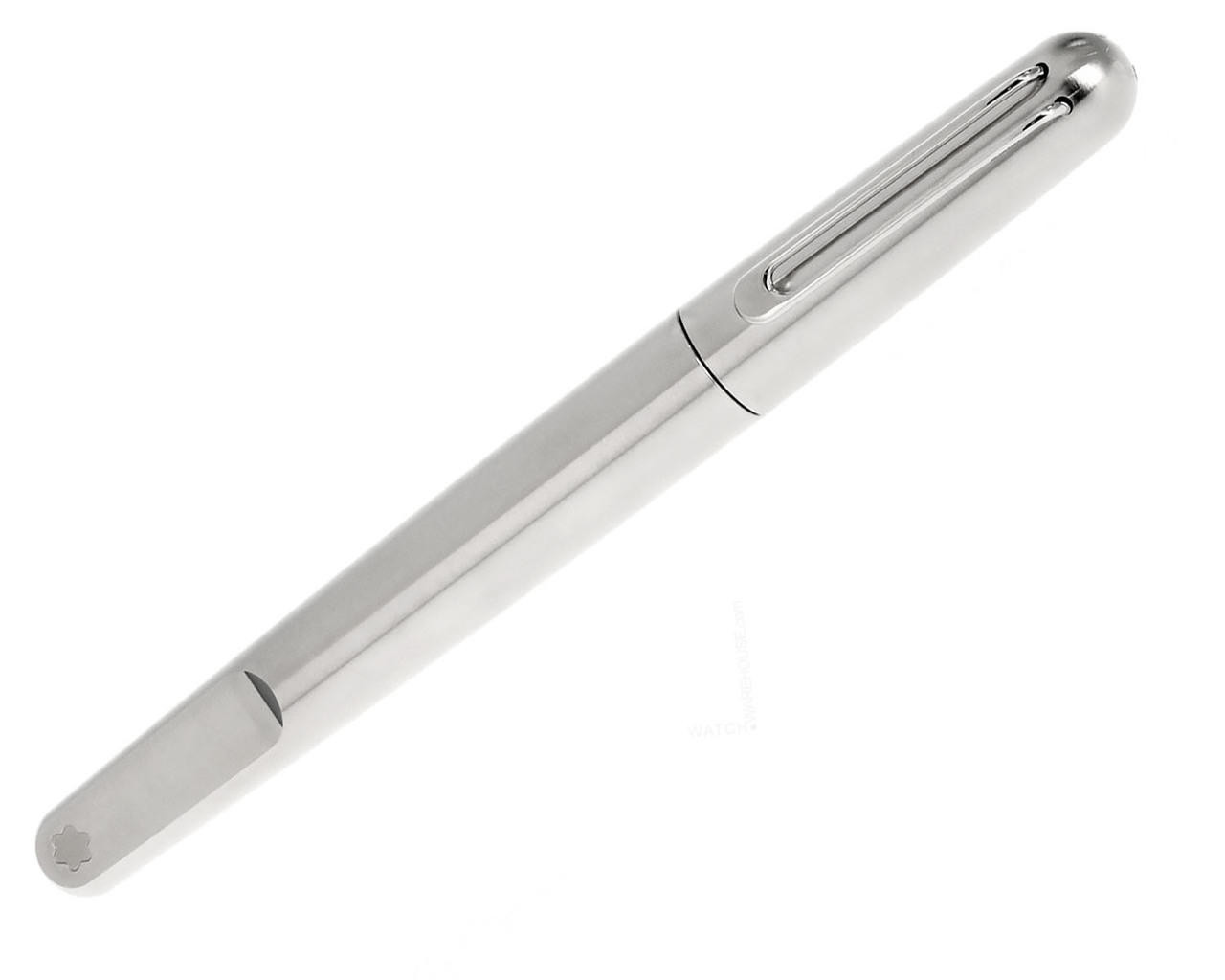 MONTBLANC M Red Signature Special Edition Silver Fountain Pen