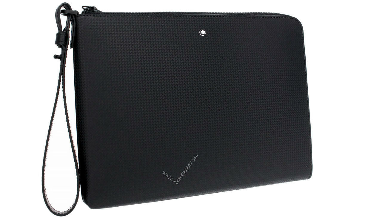 MONTBLANC Extreme 2.0 Medium Bold Black Bovine Leather Pouch