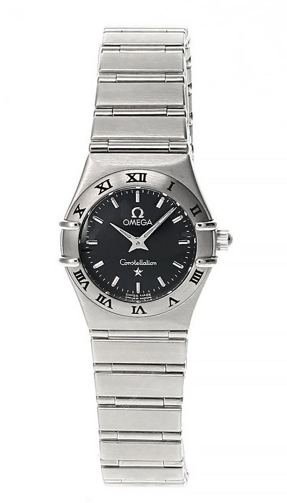 OMEGA Constellation 22.5MM S-Steel Gray Dial Women's Watch 1562.40
