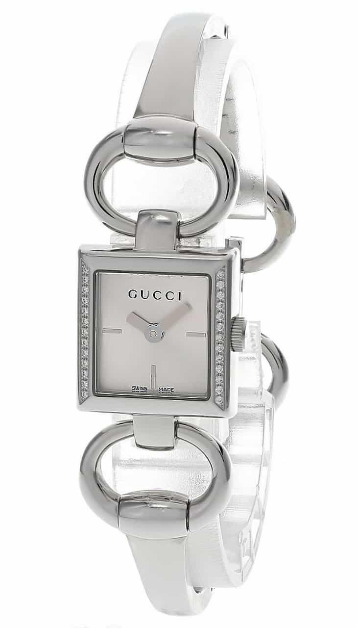 GUCCI 120 Tornabuoni Silver Dial Women's Watch YA120505 | Fast