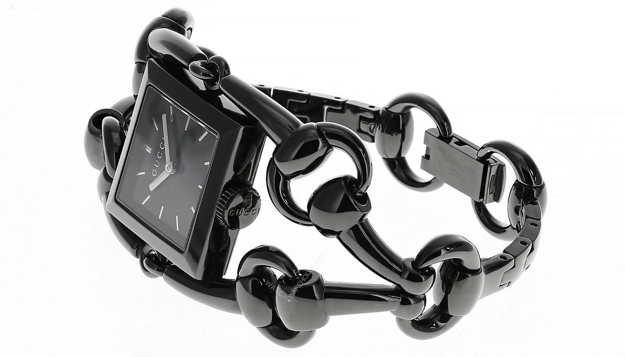 NEVER WORN
TAG ON WATCH 
YA116310
Gucci Signoria 116 Women’s Black Watch GUCCI Signoria 25MM Quartz Black Stainless Steel Women main image 2
