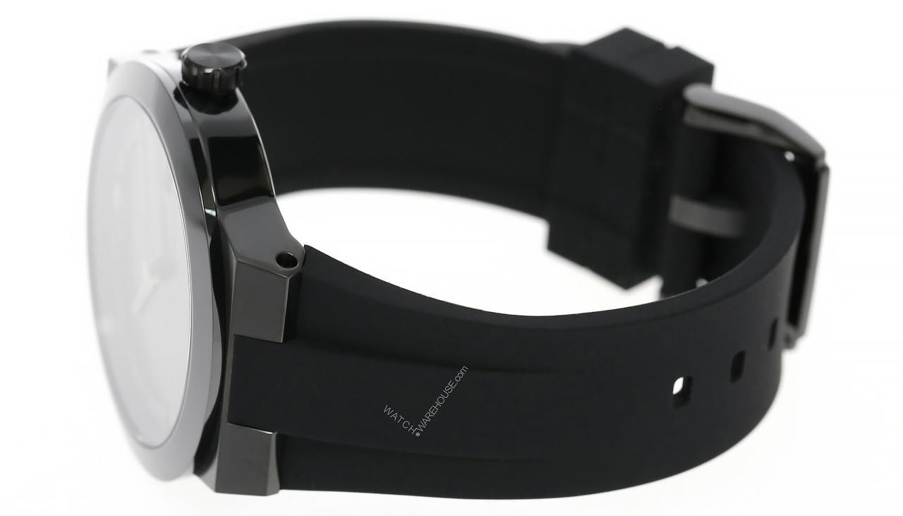 MOVADO Bold 42MM Quartz Black Dial Silicone Strap Men's Watch